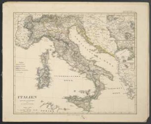 Italien [Hand-Atlas über alle Theile der Erde nach dem neuesten Zustande und über das Weltgebäude]