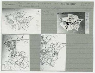 Bezirkszentren in Lichtenberg mit Biesdorf, Friedrichsfelde (Übersicht über die Lage der Wohnkomplexe). Berlin, Lichtenberg, Biesdorf und Friedrichsfelde