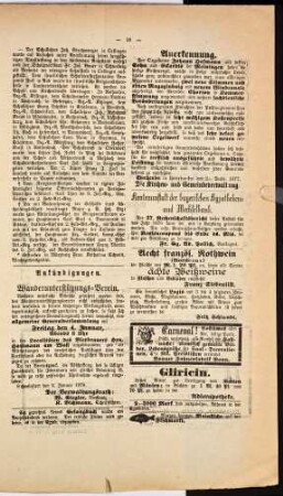 Schweinfurter Tagblatt : die Zeitung für die Region Main/Rhön. 23, 1. 1878