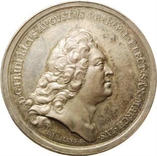 Kurfürst Friedrich August II. - Huldigung von Bautzen