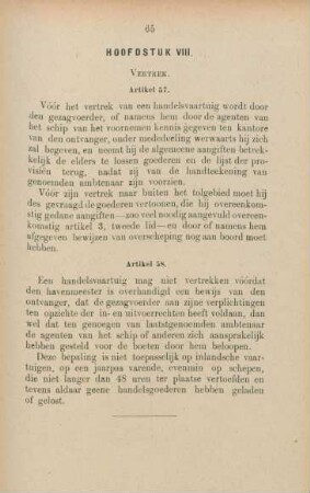 Hoofdstuk VIII. Vertrek