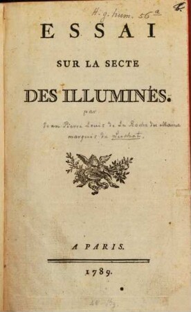 Essai sur la secte des Illuminés