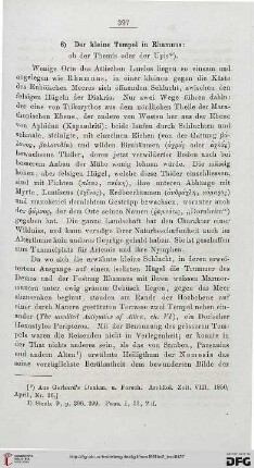 6: Der kleine Tempel in Rhamnus [...]