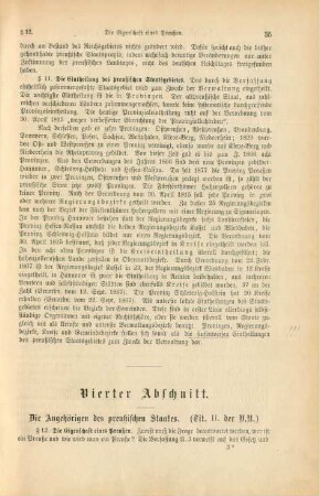Vierter Abschnitt. Die Angehörigen des preußischen Staates