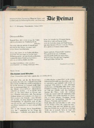 Die letzten zwei Minuten