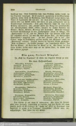 Ein ganz kleines Plagiat