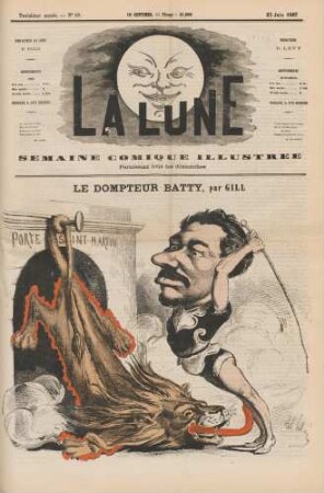 Le dompteur Batty, par Gill