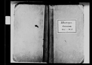 Wössingen, evangelische Gemeinde: Geburtenbuch 1800-1839