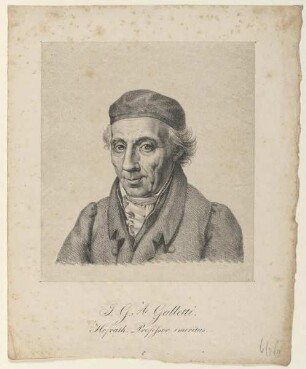 Bildnis des J. G. A. Galletti