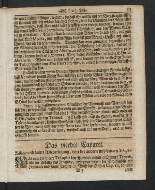 Das vierdte Capittel. Andere und dritte Wiederlegung, von der andern und dritten Tekupha