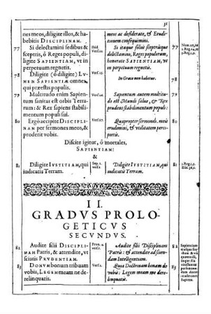 II. Gradvs Prologeticvs Secvndvs