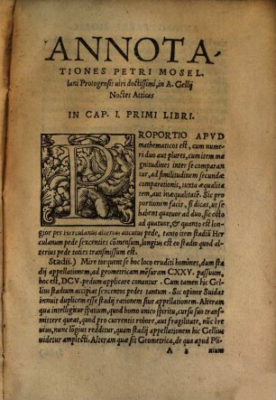 A. Gellii Lvcvlentissimi Scriptoris Noctes Atticae