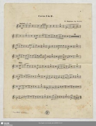 [Orchesterstimmen, gedruckt]