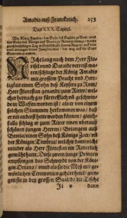 Das XXX. Capitel.