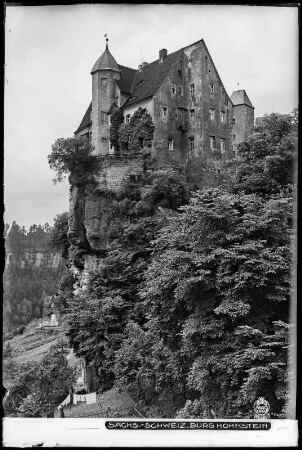 Blick auf Burg Hohnstein
