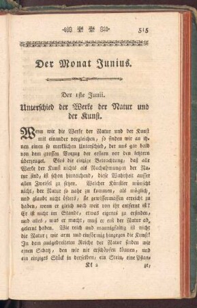 Der Monat Junius