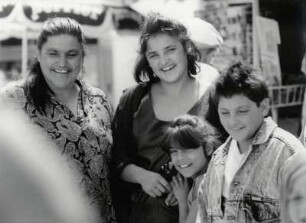 Sinti oder Roma Familie
