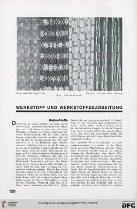 1: Werkstoff und Werkstoffbearbeitung