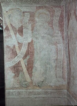 Apostel, heilige Margaretha, biblische Szenen