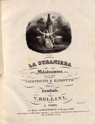 La straniera : melodramma in 2 atti