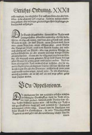 Von Appellationen.