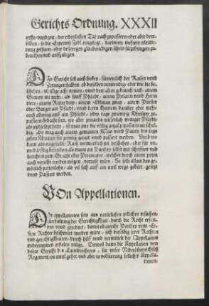 Von Appellationen.