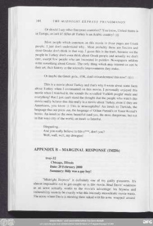 Appendix B -Marginal Response (IMDb)