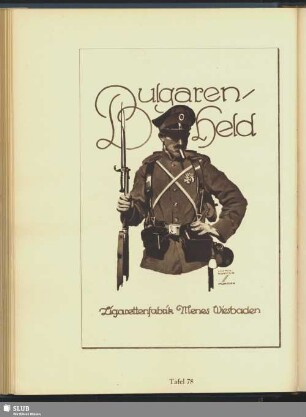 Bulgaren-Held Zigarettenfabrik Menes