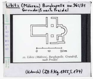 Libitz: Burgkapelle, Grundriss