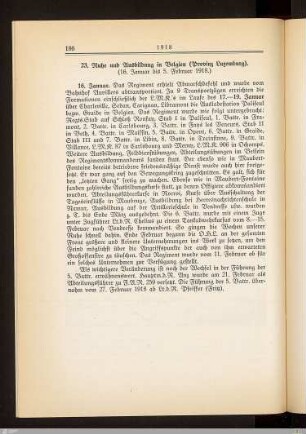 23. Ruhe und Ausbildung in Belgien (Provinz Luxemburg)