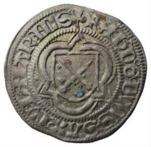 Münze, 1/2 Groschen (Schwertgroschen), 1488