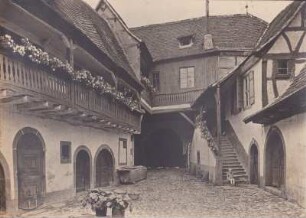 Fachwerk. Hof