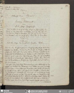 Ueber die Abkunft der Slawen nach Lorenz Surowircki