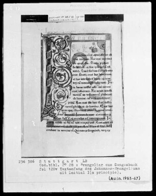 Evangeliar — Initiale I (n principio), Folio 120verso