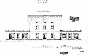 Eislingen (Fils): Empfangsgebäude Straßenansicht