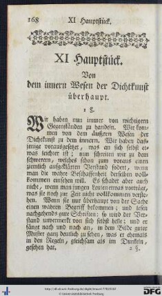 XI. Hauptstück.