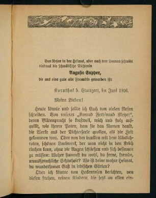 151-170, 16. Brief: Supper - Ein drittes Jahr