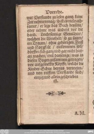 Nötige Erinnerung.