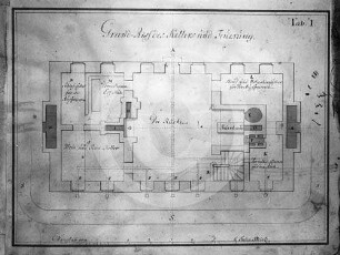 Grundriss Kellergeschoss vom Herrenhaus Grenzhof