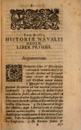 Historiae Navalis Mediae Libri Tres