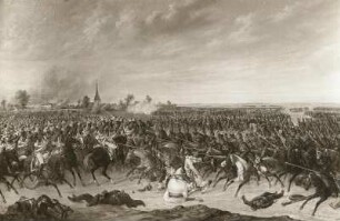 Völkerschlacht bei Leipzig 1813: Reiterkampf bei Wachau am 16. Oktober 1813