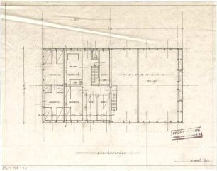 Littmann, Max; Bocksberg; Hofgut, Stallgebäude - Grundriss DG