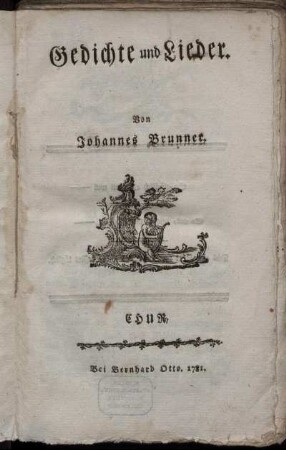 Gedichte und Lieder