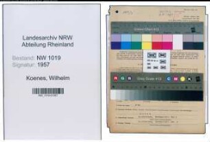 Entnazifizierung Wilhelm Koenes , geb. 27.01.1904 (Dachdecker)
