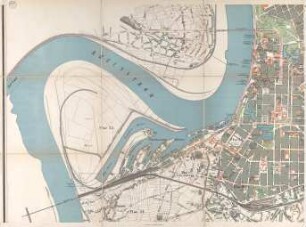 Plan der Stadt Düsseldorf