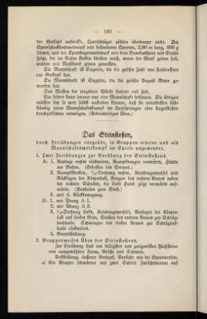 140-142, Das Steinstoßen