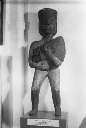 Dachfigur eines Kwakiutl-Hauses - Museum für Völkerkunde Berlin