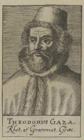 Bildnis des Theodorus Gaza