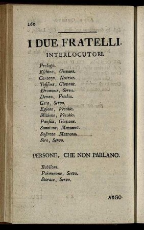 I Due Fratelli.