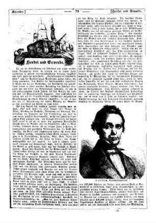 [Rückblick auf die Kulturgeschichte von Deutschland in den Jahren 1847 und 1848] : Handel und Gerwerbe ; Geschichtskalender